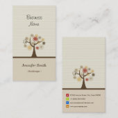 Buchhalter - Stilvolles Naturthema Visitenkarte (Vorne/Hinten)