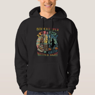 Buchhalter Tag Hexe Nacht Halloween Eule Bücher Kü Hoodie