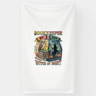 Buchhalter Tag Hexen Nacht Halloween Eule Bücher K Banner