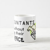 BUCHHALTER tun es, ohne ihre Balance zu verlieren Kaffeetasse (Mittel)