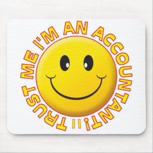 Buchhalter vertrauen mir mousepad