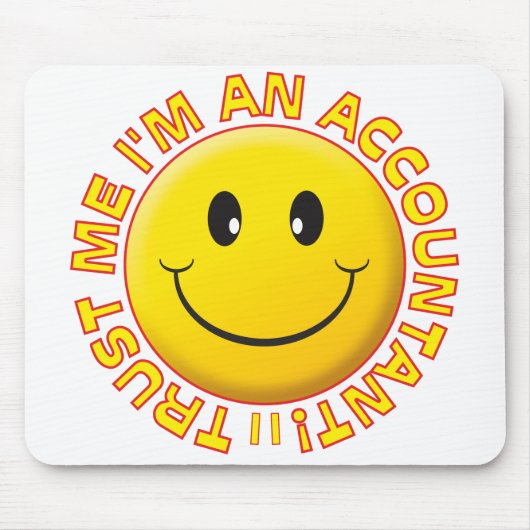 Buchhalter vertrauen mir mousepad (Vorne)