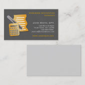 Buchhalter Visitenkarte (Vorne/Hinten)