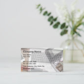 Buchhalter-Visitenkarte-Hintergrund Visitenkarte (Stehend Vorderseite)