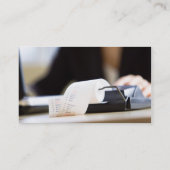 Buchhalter-Visitenkarte Visitenkarte (Rückseite)