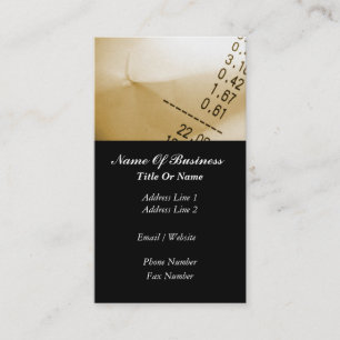 Buchhalter-Visitenkarte Visitenkarte