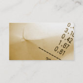 Buchhalter-Visitenkarte Visitenkarte (Rückseite)