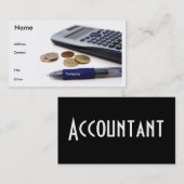 Buchhalter-Visitenkarte Visitenkarte (Vorne/Hinten)