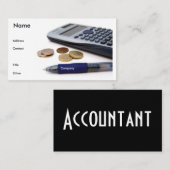 Buchhalter-Visitenkarte Visitenkarte (Vorne/Hinten)