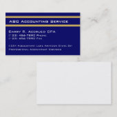 Buchhalter-Visitenkarten Visitenkarte (Vorne/Hinten)