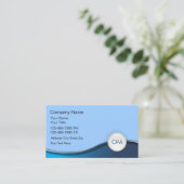 Buchhalter-Visitenkarten Visitenkarte (Stehend Vorderseite)