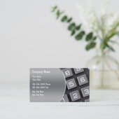 Buchhalter-Visitenkarten Visitenkarte (Stehend Vorderseite)