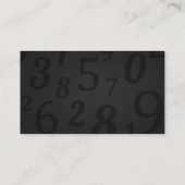 Buchhalter-Visitenkarten Visitenkarte (Rückseite)