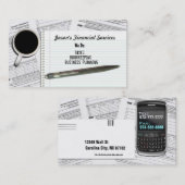 Buchhalter-Visitenkarten Visitenkarte (Vorne/Hinten)