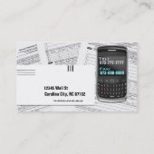 Buchhalter-Visitenkarten Visitenkarte (Rückseite)