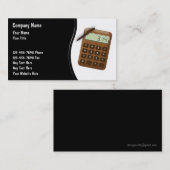 Buchhalter-Visitenkarten Visitenkarte (Vorne/Hinten)