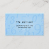 Buchhalter-Visitenkarten Visitenkarte (Rückseite)