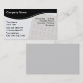 Buchhalter-Visitenkarten Visitenkarte (Vorne/Hinten)