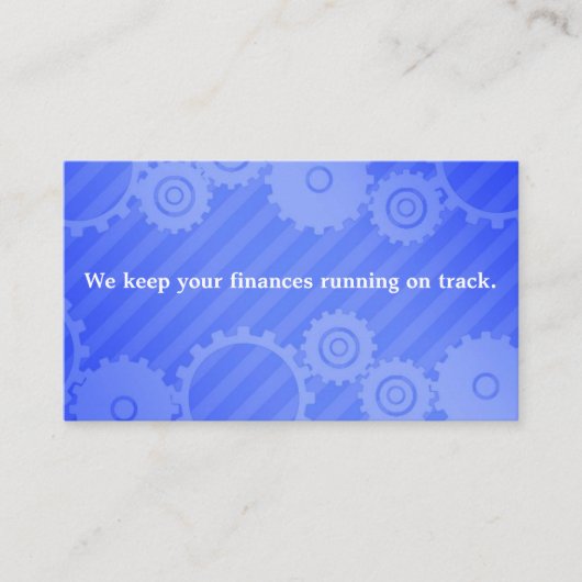 Buchhalter-Visitenkarten Visitenkarte (Vorderseite)