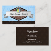 Buchhalter-Visitenkarten Visitenkarte (Vorne/Hinten)