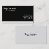 Buchhalter - Visitenkarten Visitenkarte (Vorne/Hinten)