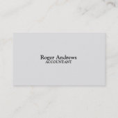 Buchhalter - Visitenkarten Visitenkarte (Rückseite)