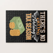 Buchhalter während der Steuersaison kein Weinen Puzzle (Horizontal)