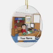 Buchhalter — Weiblich Keramikornament (Rechts)