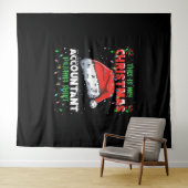 Buchhalter Weihnachtsbeleuchtung Pajama Shirt Wandteppich (Beispiel (Horizontal))