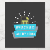 Buchhalter Weinetikett (Einzelnes Label)