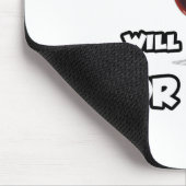 Buchhalter... wird für Wein arbeiten Mousepad (Ecke)