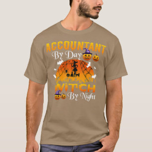 Buchhalterin bei Day Hexe by Night-Buchhalterin Ha T-Shirt