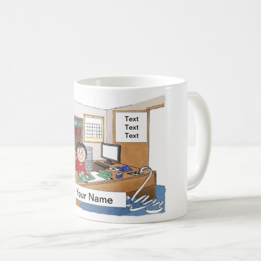 Buchhalterin Kaffeetasse (VorderseiteRechts)