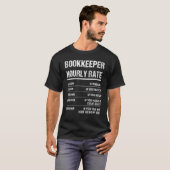 Buchhalterin Stundenpreis T-Shirt (Vorne ganz)