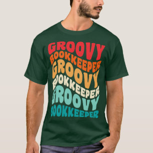 Buchhalterin Vintag Retro 60er 70er 80er Vibes T-Shirt