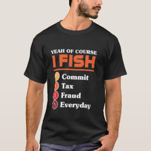 Buchhalterischer Fisch Buchhalter Bilanz Steuerins T-Shirt