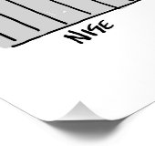 Buchhalterkunde mit riesiger Piggy Bank Poster (Ecke)