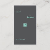 Buchhalterprüfer Visitenkarte (Rückseite)