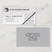 Buchhalterscheckkarte Visitenkarte (Vorne/Hinten)