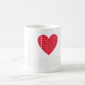 Buchhaltertrage Tshirt I Liebe Kaffeetasse (Mittel)
