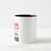 Buchhaltung ist einfach, Geschenk für Phantastisch Zweifarbige Tasse (Mittel)