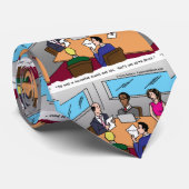 Buchhaltungs-Cartoon-Krawatte Krawatte (Gerollt)