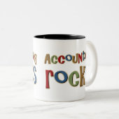 Buchhaltungs-Felsen Zweifarbige Tasse (VorderseiteRechts)