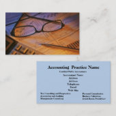 Buchhaltungs-Praxis-Visitenkarte Visitenkarte (Vorne/Hinten)