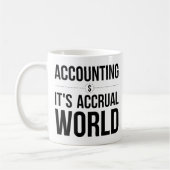 Buchhaltungs-Tasse ist es Kaffeetasse (Links)