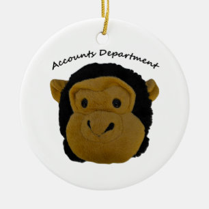 Buchhaltungsabteilung. Lustige Geschenke für arbei Keramikornament