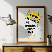 Buchhaltungskunst für Buchhalterbüros Poster