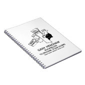 Buchhändler Notizbuch Notizblock (Rechte Seite)