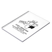 Buchhändler Notizbuch Notizblock (Linke Seite)
