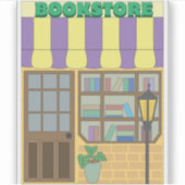 Buchhandlung Aufkleber (Vorderseite)